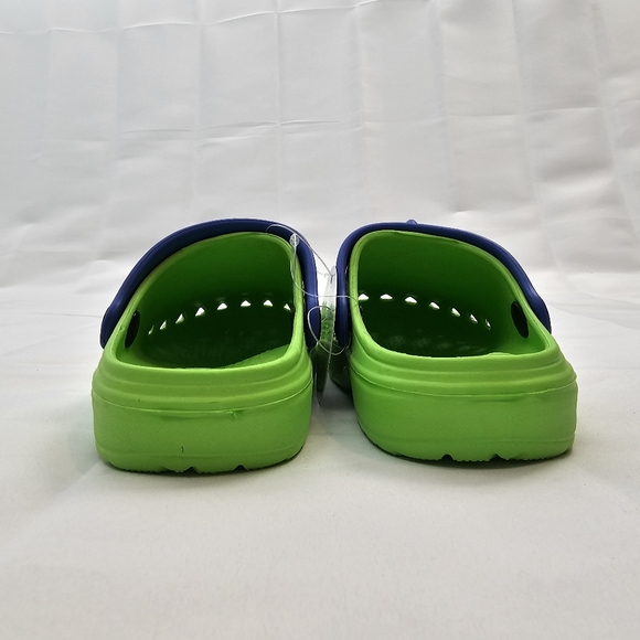 NWT, Toddler Dinosaur Clogs Shoes Green Kid Size 8-11.5 - Picture 9 of 12